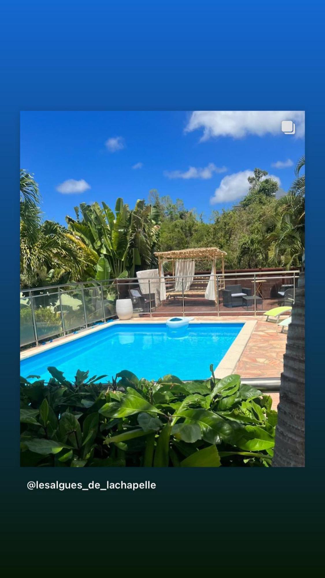 Villa Les algues de La Chapelle Bleu horizon à Anse-Bertrand Extérieur photo