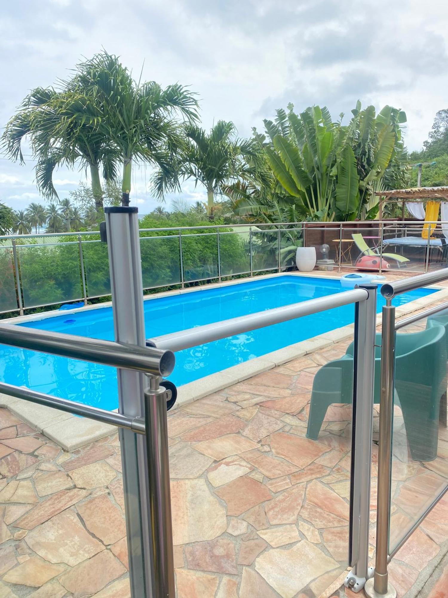 Villa Les algues de La Chapelle Bleu horizon à Anse-Bertrand Extérieur photo